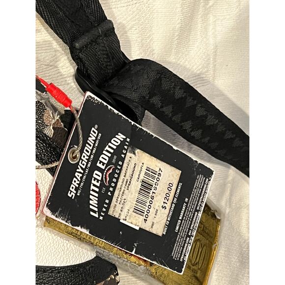 Sprayground $ Pattern Over Camo Backpack - Picture 4 of 5